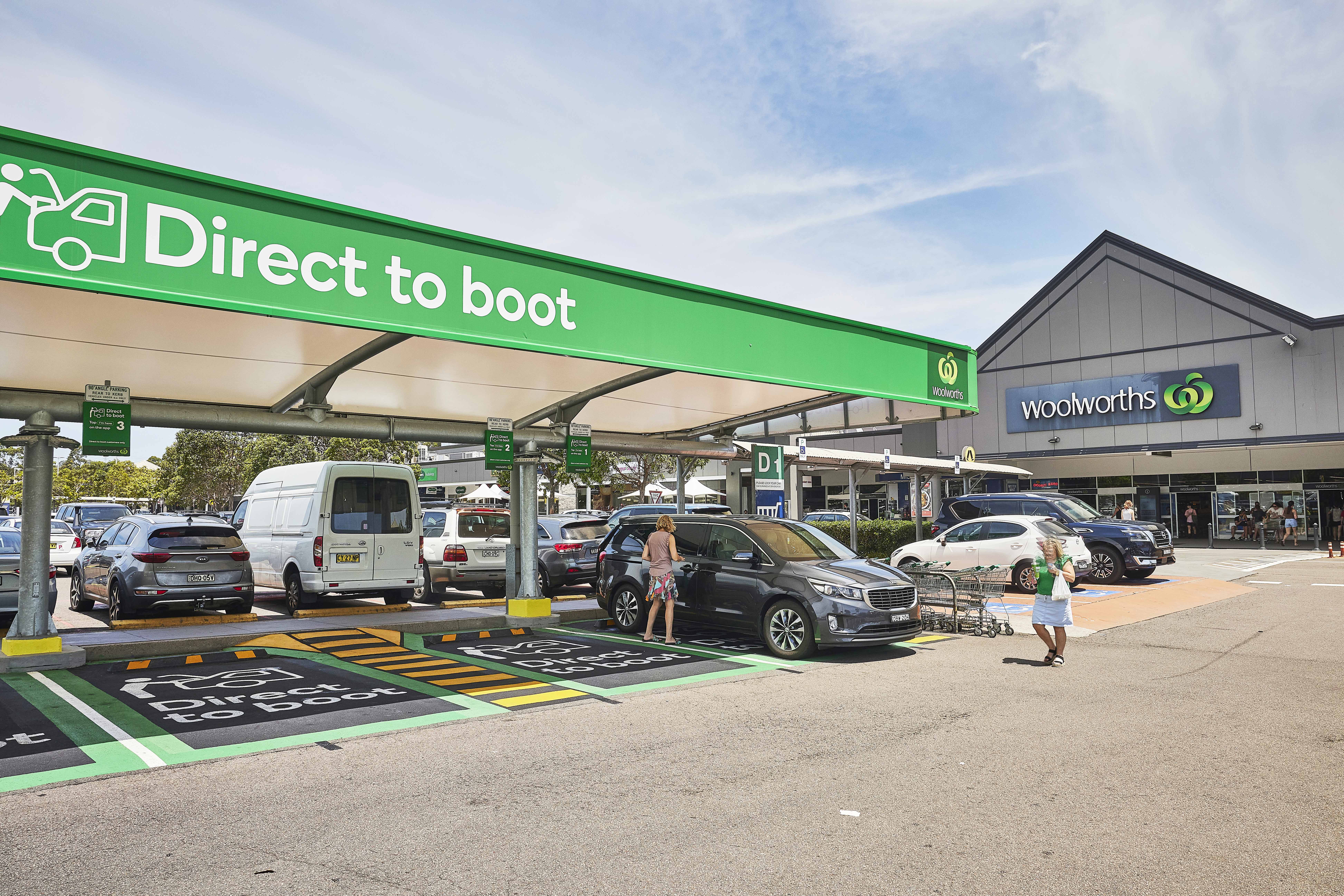 Glendale City Cnetre Woolworths direct to boot copy